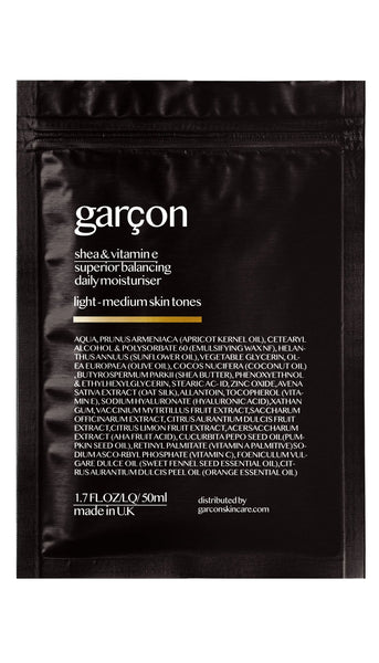 Garçon Men's Daily Moisturizer - Light to Medium Skin Tones